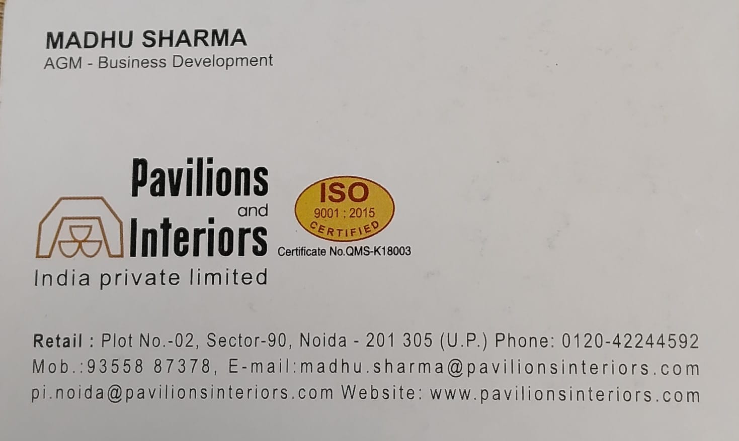 Pavilions & Interiors India Pvt. Ltd.